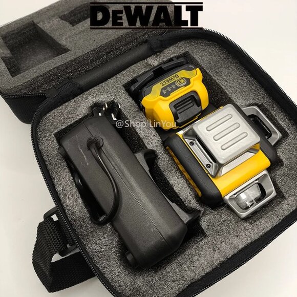 DEWALT Laser Level DW089LG Self Levelling 12 Line 3 x 360 Degrees Green Beam Las - Picture 2 of 11
